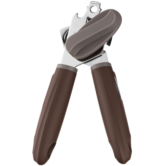 ARDESTO Can opener Gemini, 19.9cm, stainless steel, plastic, gray-brown