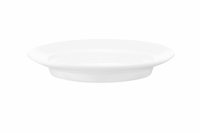 ARDESTO Saucer for cup Prato, 11сm, porcelain, white