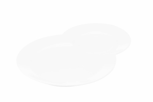 ARDESTO Saucer for cup, 24х18сm, porcelain, white