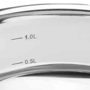 ARDESTO Saucepan with glass lid Gemini Liguria, 1.8l, stainless steel