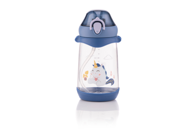 ARDESTO Bottle for kids Unicorn, 500ml, plastic, blue