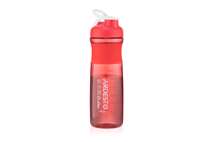 ARDESTO Bottle Smart bottle, 1000ml, tritan, red