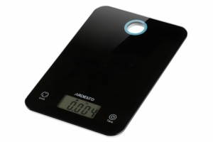 ARDESTO scales for kitchen 5кг, CR2032x2 included, glass, black