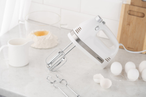 ARDESTO hand mixer 300W, nozzles-4 beaters, turbo mode, white