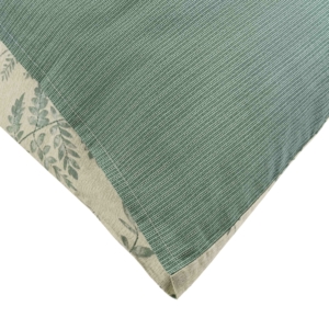 ARDESTO Bedding set 1.5 Gloria, sateen, duvet cover160x220cm, bed sheet 160x220cm, pillowcases (2) 50x70cm, 100% cotton, fern green