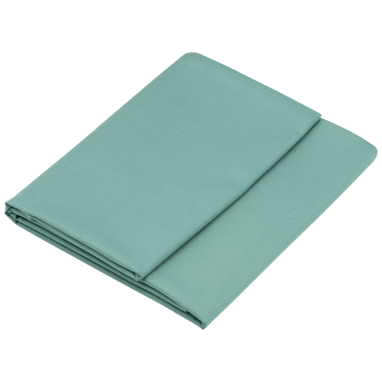 ARDESTO Bedding set 1.5 Mix&Match, sateen, duvet cover 160x220cm, bed sheet 180x240cm, pillowcases (2) 50x70cm, 100% cotton, green