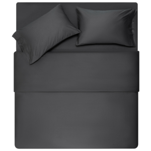 ARDESTO Bedding set 2.0 Mix&Match Premium, sateen, duvet cover 200x220cm, bed sheet 240х260cm, pillowcases (2) 50x70cm, 100% cotton, gray