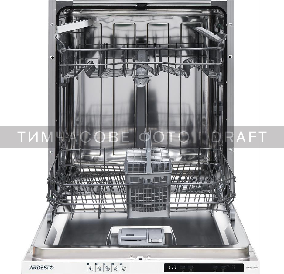 ARDESTO Dishwasher builtin, 14sets, А++, 60cm, display, white ARDESTO