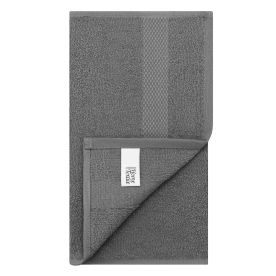 ARDESTO Terry towel Essence 30х50cm, 100% cotton, dark grey