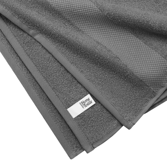 ARDESTO Terry towel Essence 30х50cm, 100% cotton, dark grey