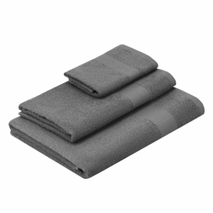 ARDESTO Terry towel Essence 30х50cm, 100% cotton, dark grey