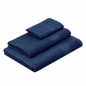 ARDESTO Terry towel Essence 30х50cm, 100% cotton, dark blue