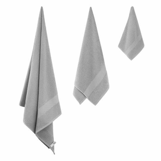 ARDESTO Terry towel Essence 50х90cm, 100% cotton, grey