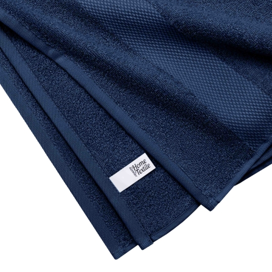 ARDESTO Terry towel Essence 70х140cm, 100% cotton, dark blue