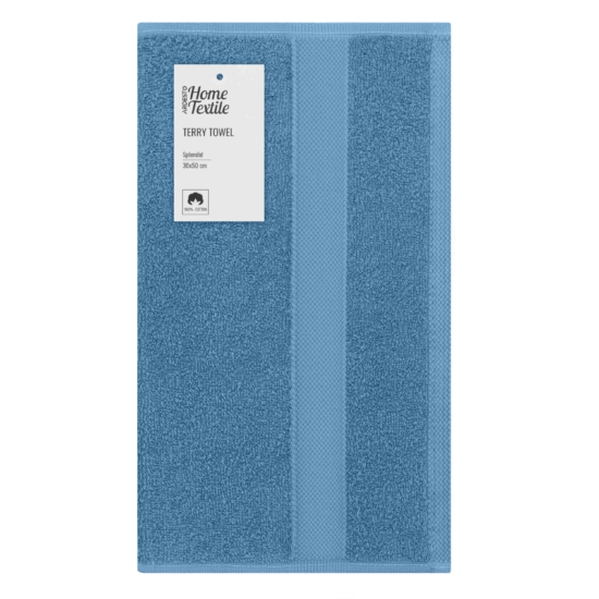 ARDESTO Terry towel Splendid 30х50cm, 100% cotton, blue