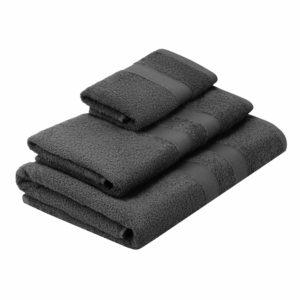 ARDESTO Terry towel Splendid 30х50cm, 100% cotton, dark grey