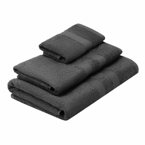 ARDESTO Terry towel Splendid 30х50cm, 100% cotton, dark grey