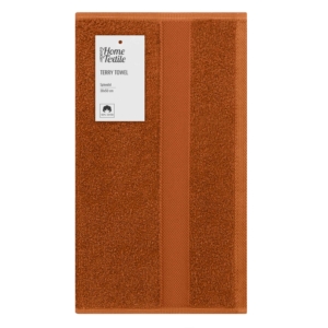 ARDESTO Terry towel Splendid 30х50cm, 100% cotton, terracotta