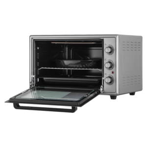 ARDESTO Electric oven, 60L, 2000W, mech., convection, double glass, rotisserie, grey