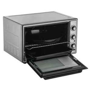 ARDESTO Electric oven, 60L, 2000W, mech., convection, double glass, rotisserie, grey