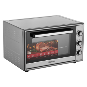 ARDESTO Electric oven, 60L, 2000W, mech., convection, double glass, rotisserie, grey