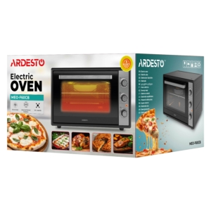 ARDESTO Electric oven, 60L, 2000W, mech., convection, double glass, black