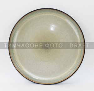 ARDESTO Dinner plate Bolzano, 26.6cm, ceramic, black-green