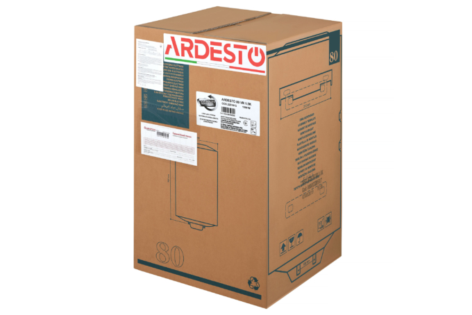 ARDESTO Водонагреватель электр. NEU NTS 80 V 1.5K EU2 круглый, 80л, 1,5кВт, мех. упр-ние, C, Италия, белый