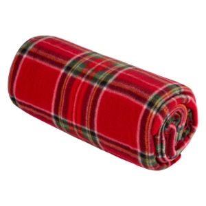 ARDESTO Fleece blanket 130x160cm, 100% polyester, classic tartan