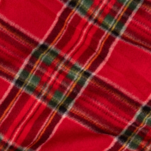 ARDESTO Fleece blanket 130x160cm, 100% polyester, classic tartan