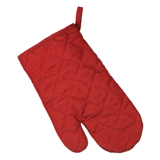 ARDESTO Potholders set for kitchen Happy Holidays 17х28cm, 20х20cm, 90% polyester, 10% cotton, red