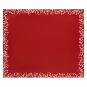 ARDESTO Tablecloth Happy Holidays 120х140cm, 90% polyester, 10% cotton, red