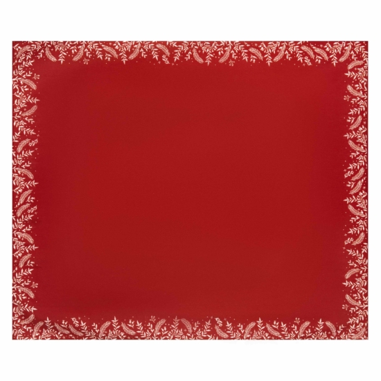 ARDESTO Tablecloth Happy Holidays 120х140cm, 90% polyester, 10% cotton, red