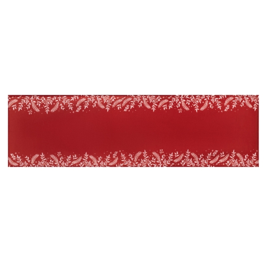 ARDESTO Runner Happy Holidays, 40х140cm, 90% polyester, 10% cotton, red