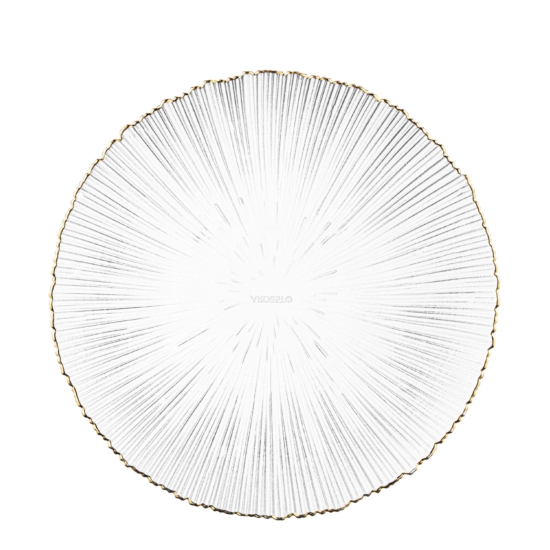 ARDESTO Plate Mallow, 26.5cm, glass, transparent