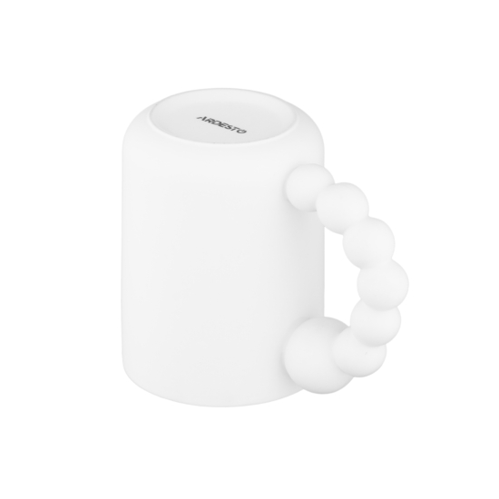 ARDESTO Mug Bubbles, 500ml, porcelain, white