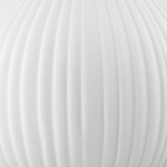 ARDESTO Vase Lucca, 11.5х13.5cm, porcelain, white