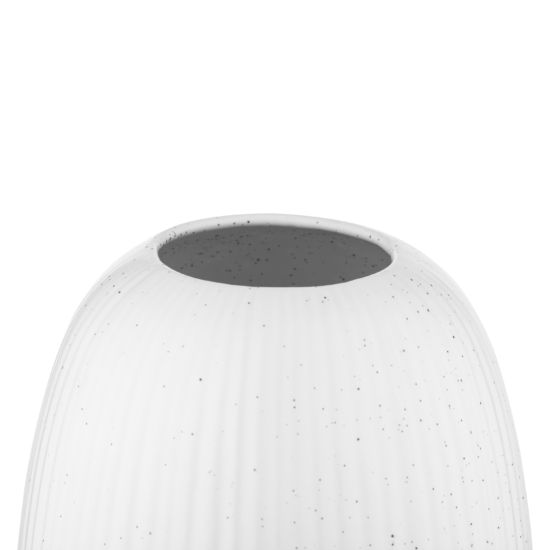 ARDESTO Vase Apulia, 13.2х17.9cm, porcelain, white