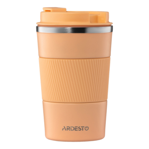 ARDESTO Travel mug Urban Peach Fuzz 380ml, stainless steel