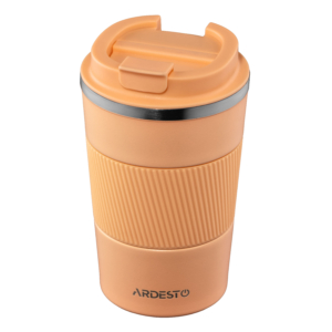 ARDESTO Travel mug Urban Peach Fuzz 380ml, stainless steel