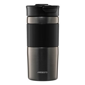 ARDESTO Travel mug Comfort 450ml, stainless steel, black