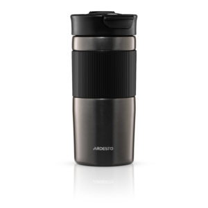 ARDESTO Travel mug Comfort 450ml, stainless steel, black