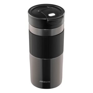 ARDESTO Travel mug Comfort 450ml, stainless steel, black