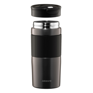 ARDESTO Travel mug Comfort 450ml, stainless steel, black