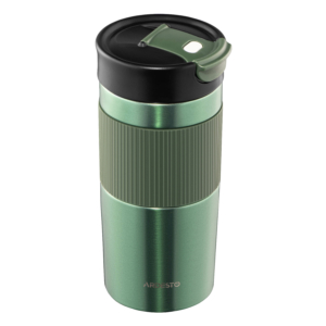 ARDESTO Travel mug Comfort 450ml, stainless steel, green