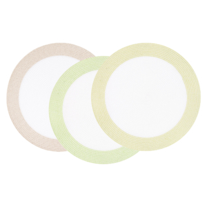 ARDESTO Serving mat, 30х45cm, PP, oval, white-beige