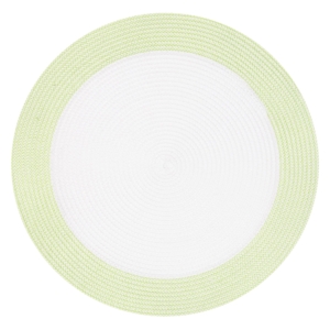 ARDESTO Serving mat, 30х45cm, PP, oval, white-green