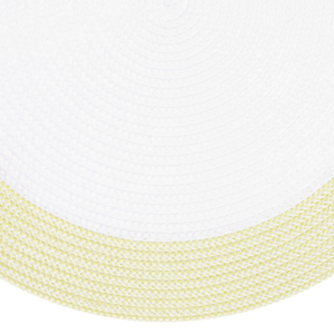 ARDESTO Serving mat, 30х45cm, PP, oval, white-green