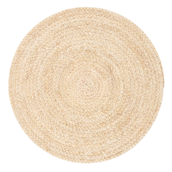 ARDESTO Serving mat, 38cm, corn fiber, round, light yellow