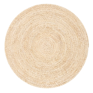 ARDESTO Serving mat, 38cm, corn fiber, round, light yellow